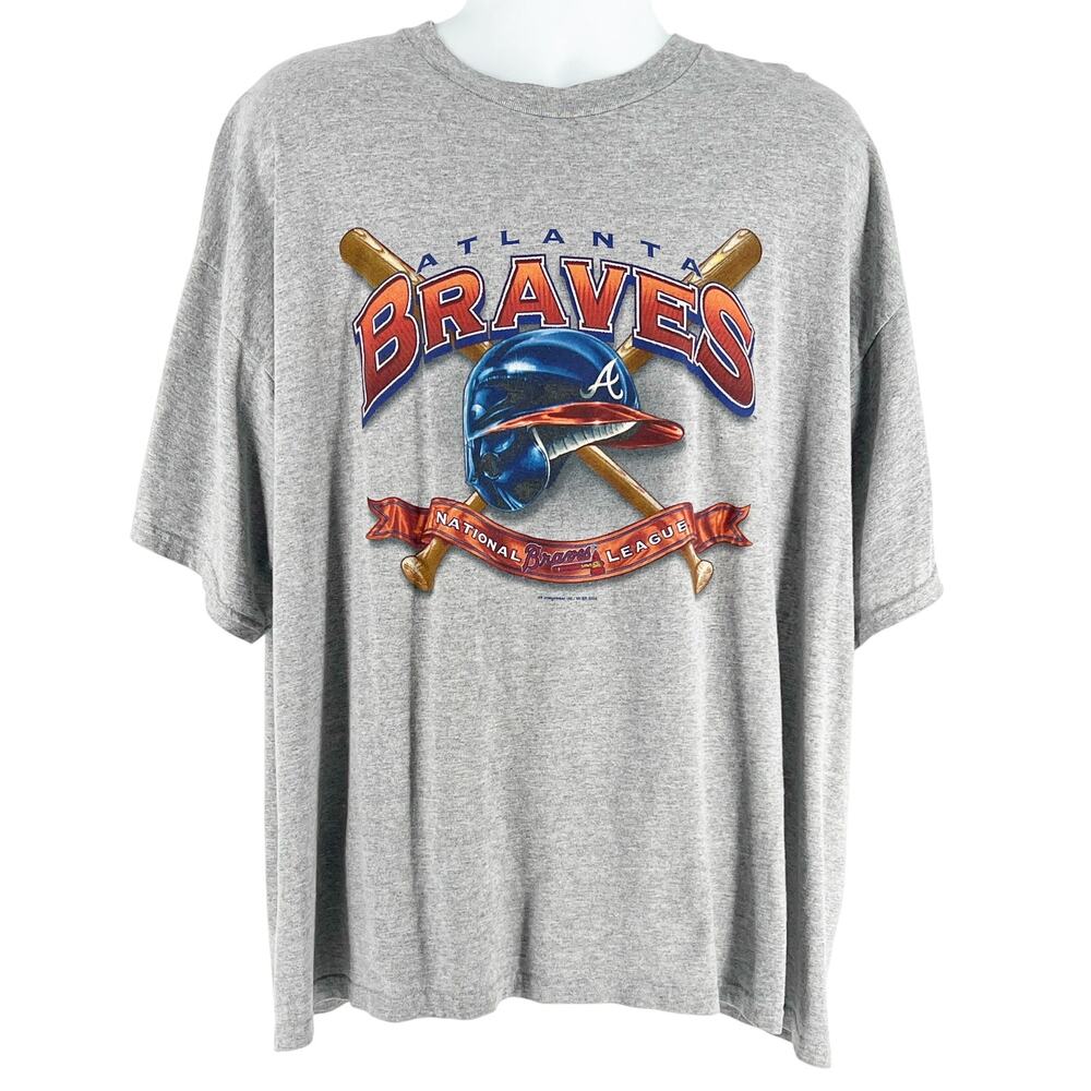 Y2K Atlanta Braves MLB National League tshirt 2004 vintage